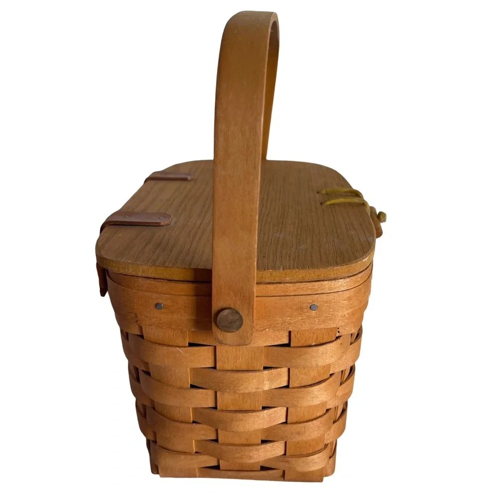 Vintage Longaberger Basket Purse - Picture 6 of 7